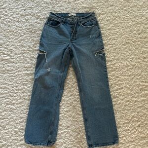 Abercrombie ripped jeans